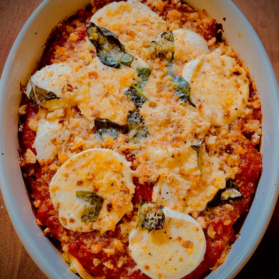 Rosemary Red Rotisserie Chicken Parmesan